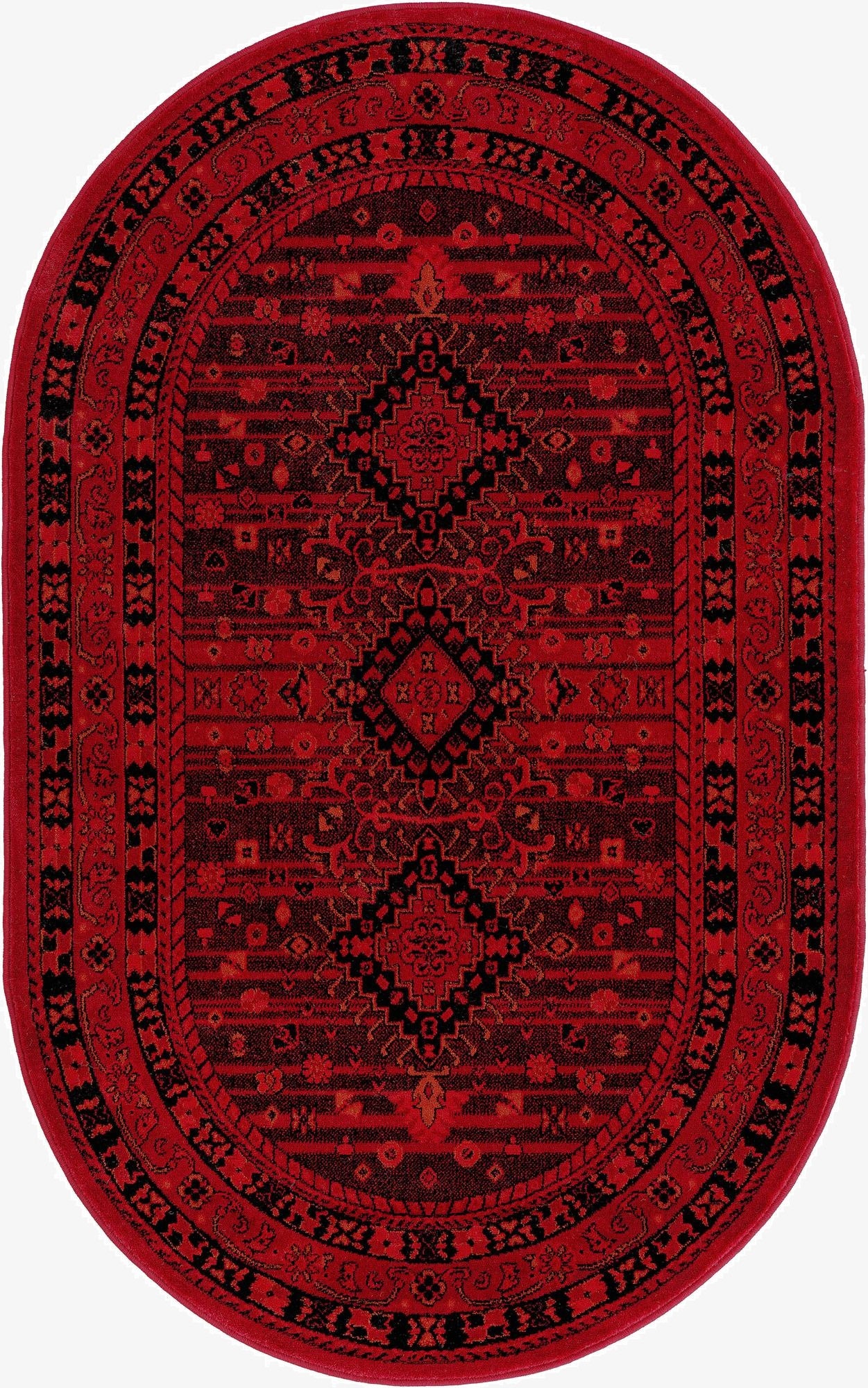 Primary image 3' x 5' 3 Bokhara Oval Rug