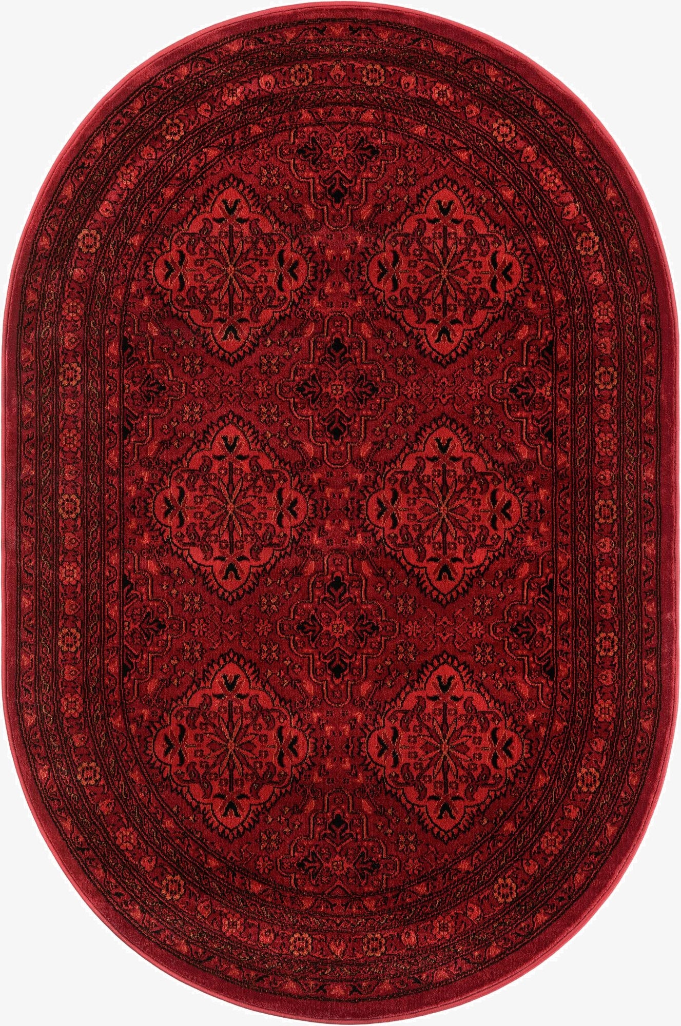 Primary image 4' 1 x 6' 1 Bokhara Oval Rug