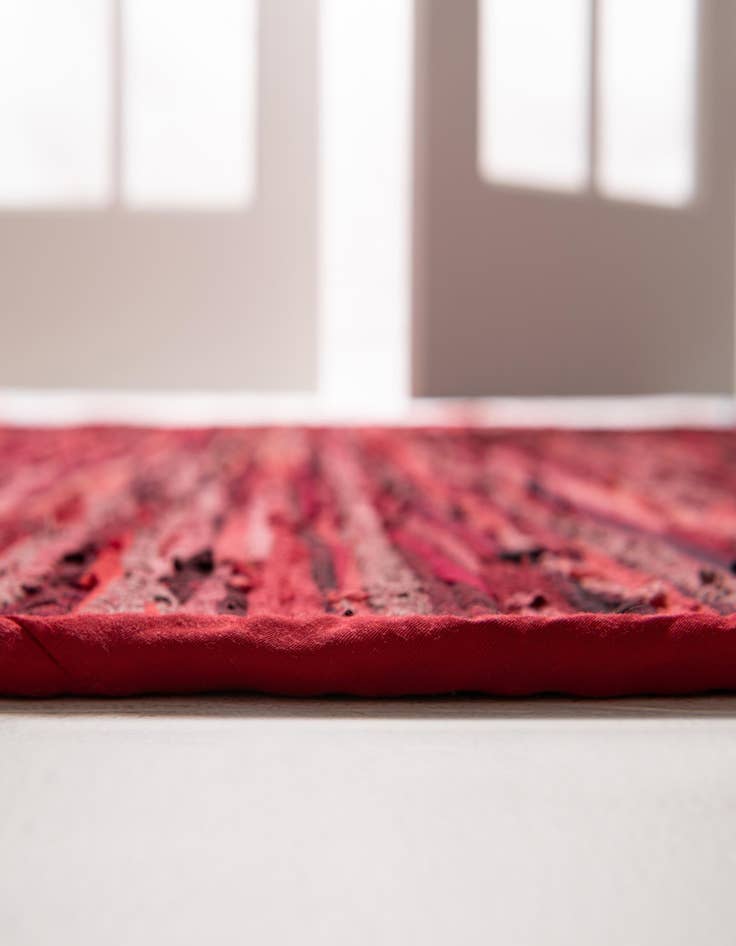 Detail image of 5' x 8' Chindi Cotton Oval Rug