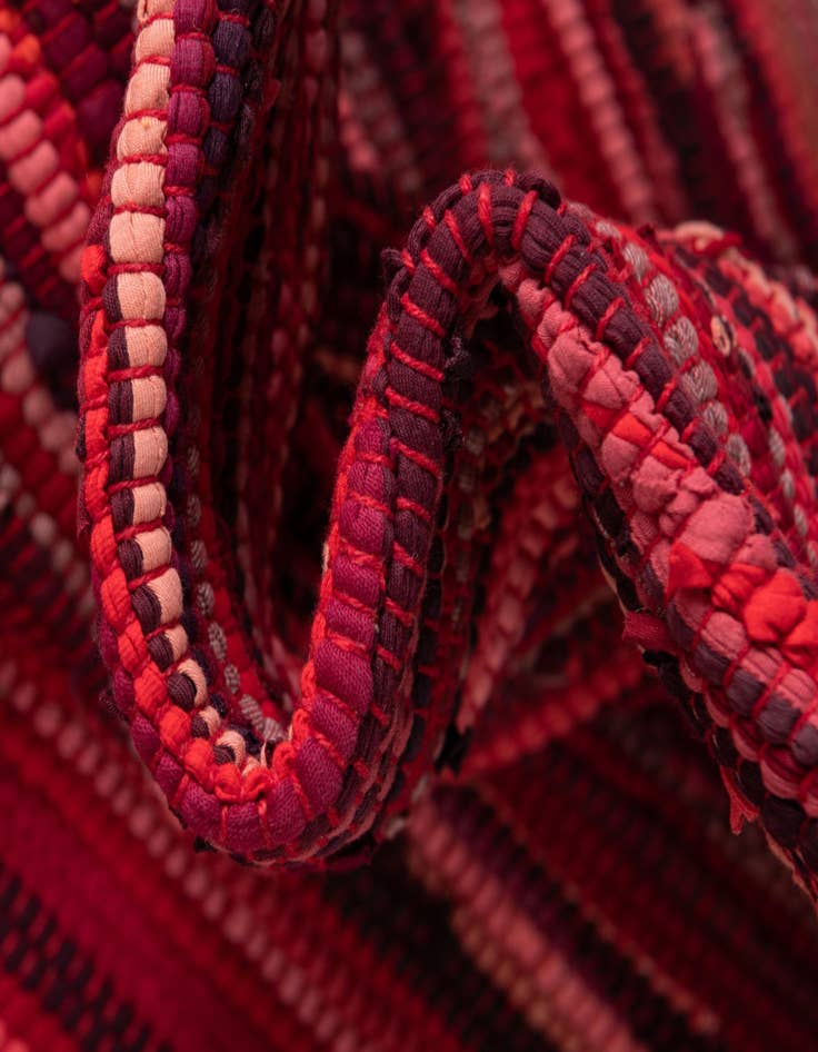 Detail image of 5' x 8' Chindi Cotton Oval Rug