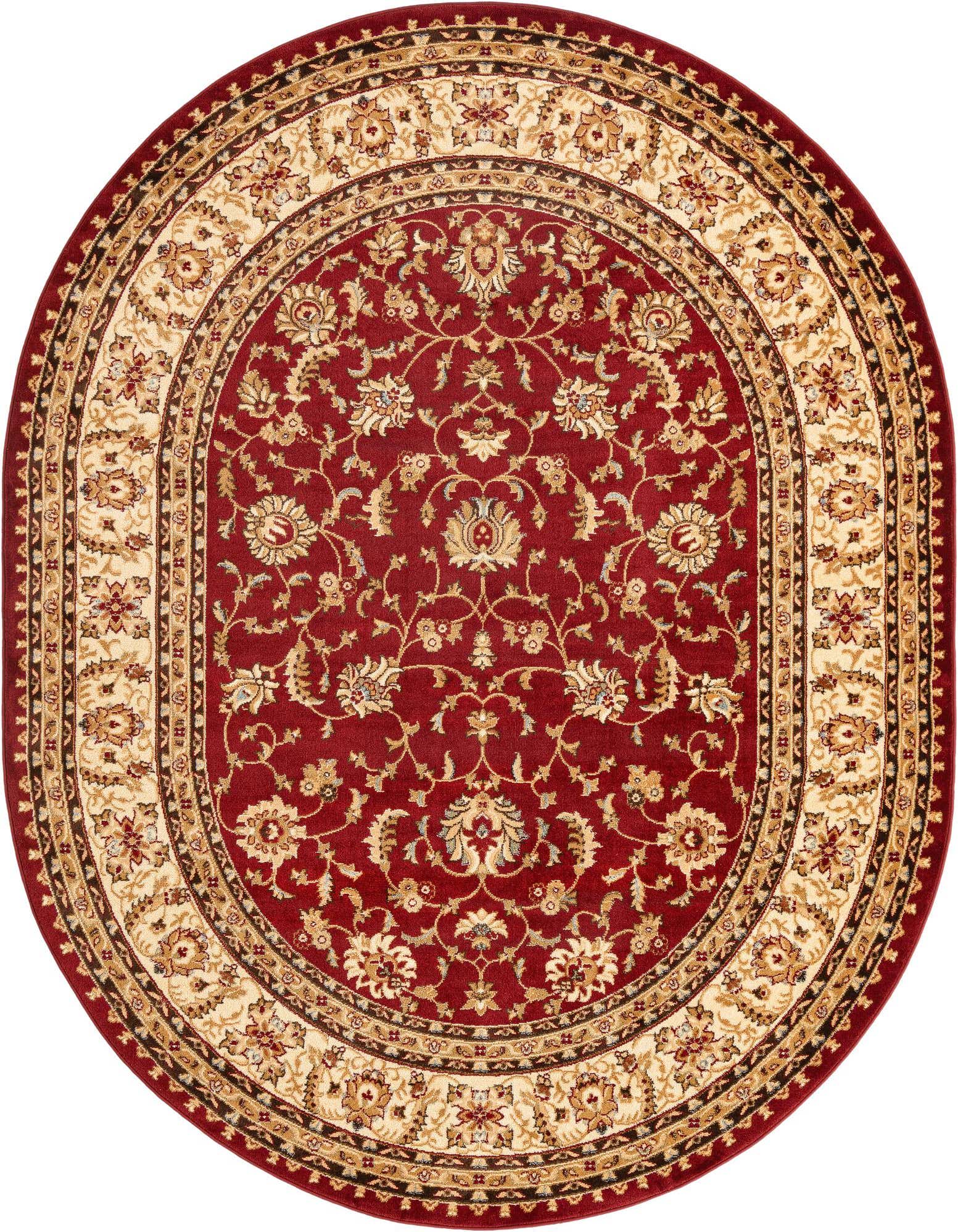 7' 10 x 10' Classic Agra Oval Rug