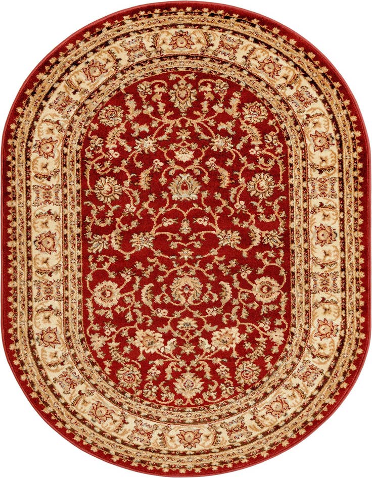 Detail image of 4' x 6' Classic Agra Oval Rug