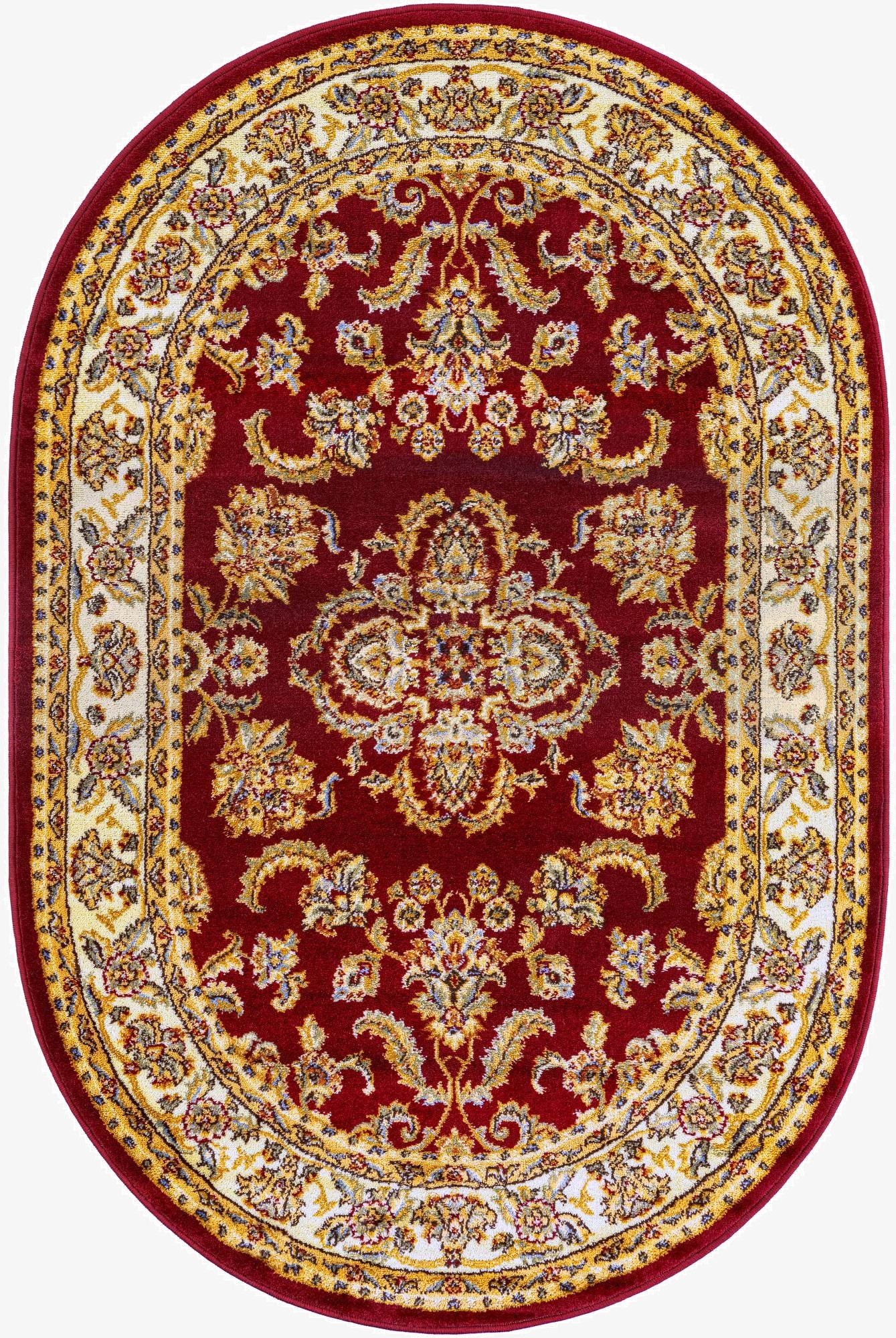 4' 1 x 6' 1 Classic Agra Oval Rug