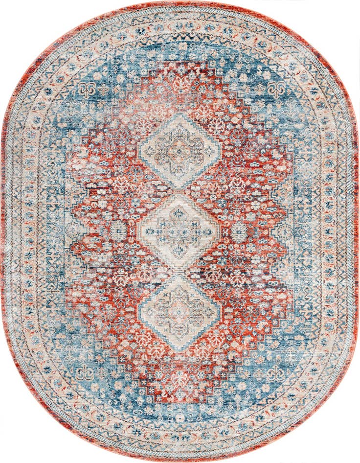 Detail image of 5' 3 x 8' Newport Oval Rug