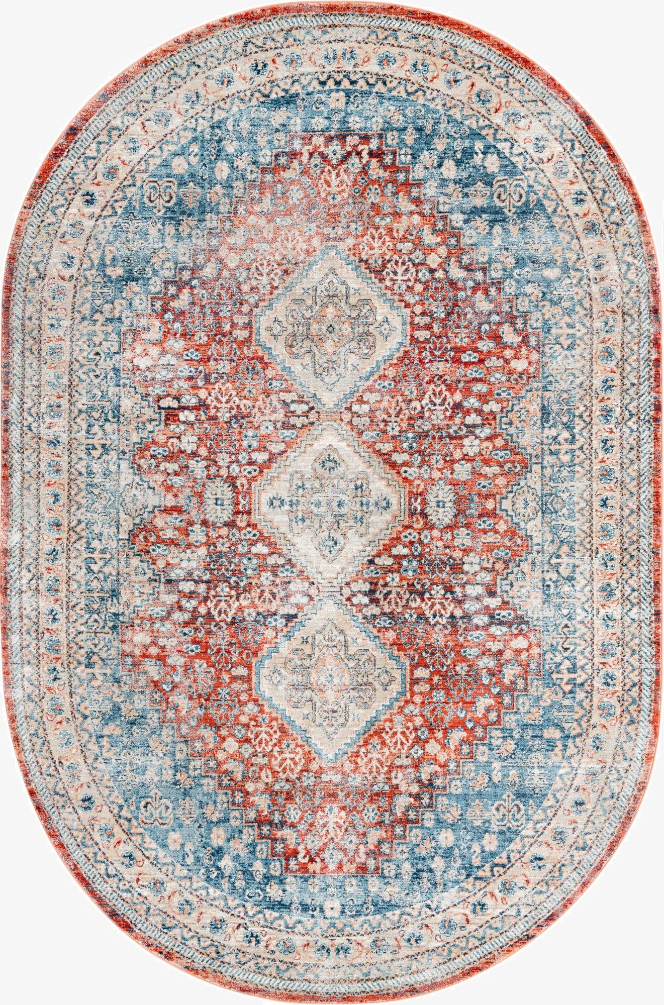 5' 3 x 8' Newport Oval Rug