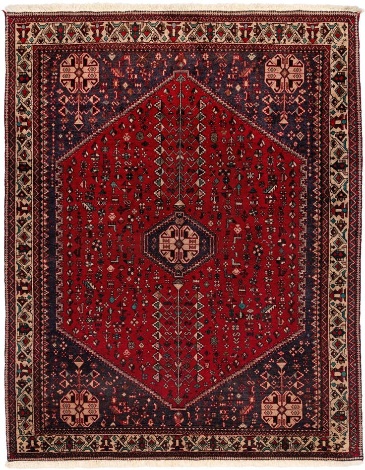 Detail image of 4' 11 x 6' 5 Abadeh Rug