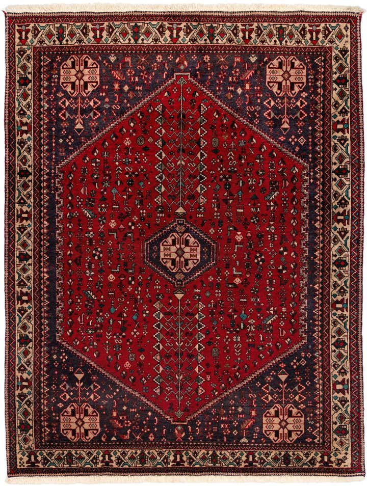 4' 11 x 6' 5 Abadeh Rug