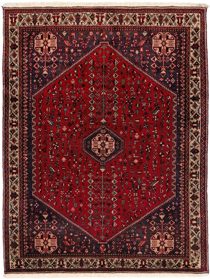 Detail image of 4' 11 x 6' 5 Abadeh Rug
