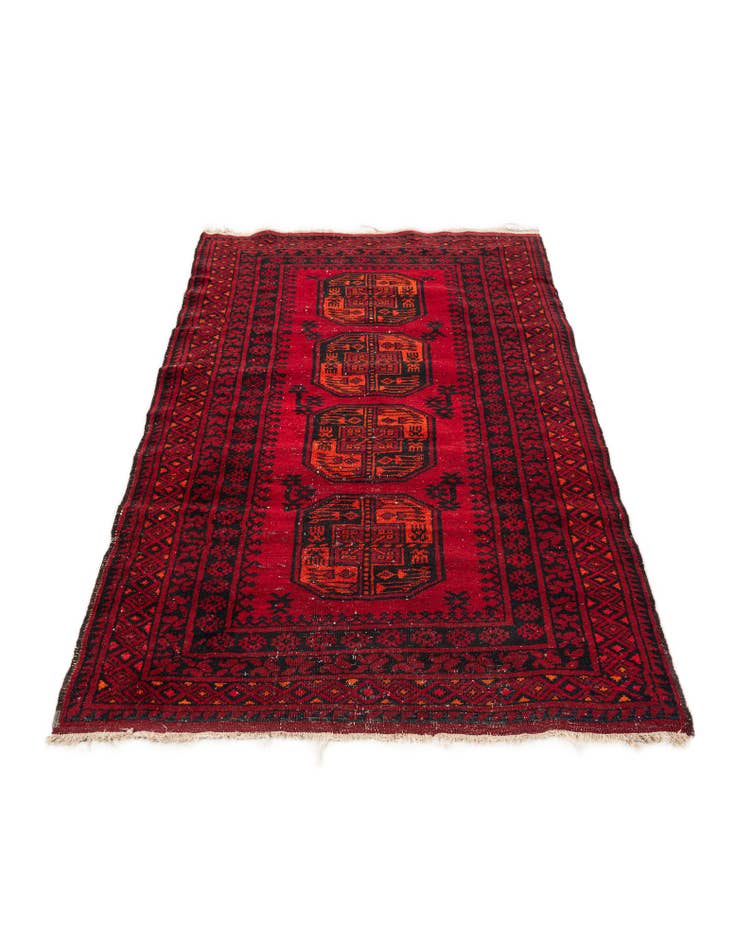 Detail image of 3' 10 x 6' Hand Knotted Abstract Modern Ziegler Oriental Wool Rug