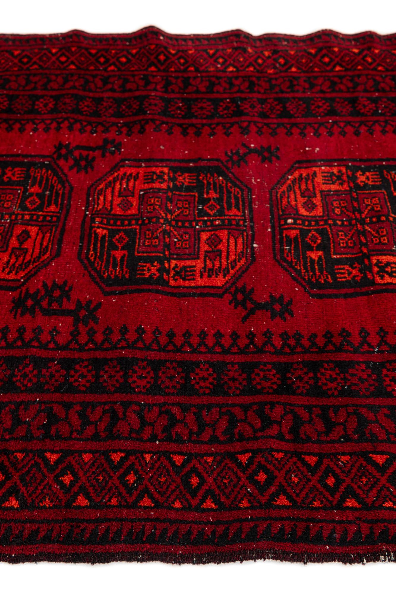 3' 10 x 6' Hand Knotted Abstract Modern Ziegler Oriental Wool Rug