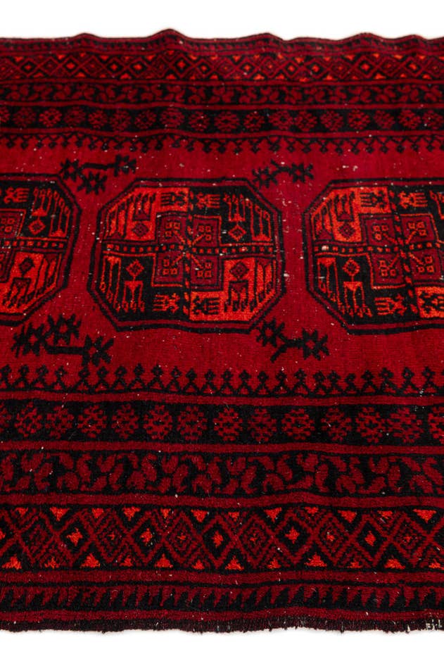 Detail image of 3' 10 x 6' Hand Knotted Abstract Modern Ziegler Oriental Wool Rug