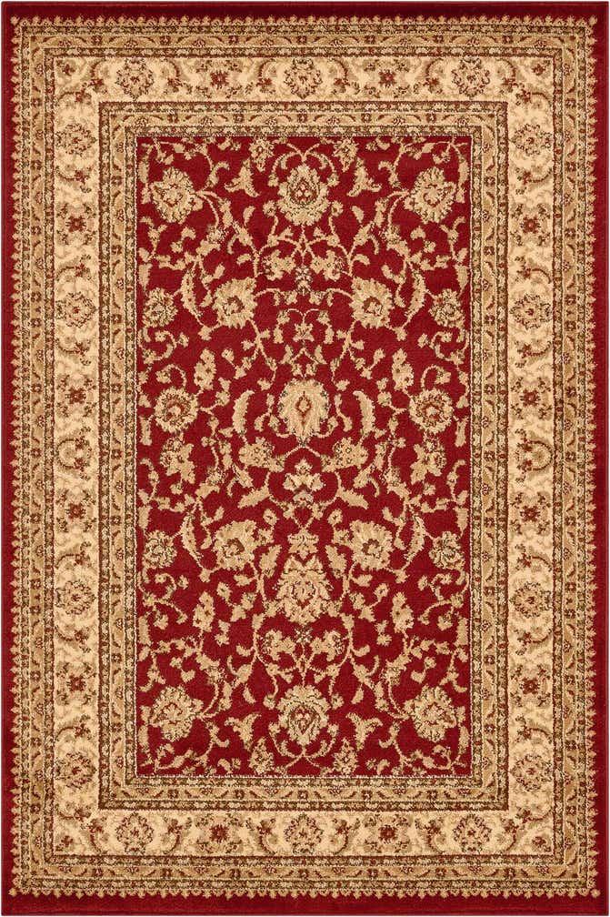 125cm x 185cm Klassischer Agra Teppich