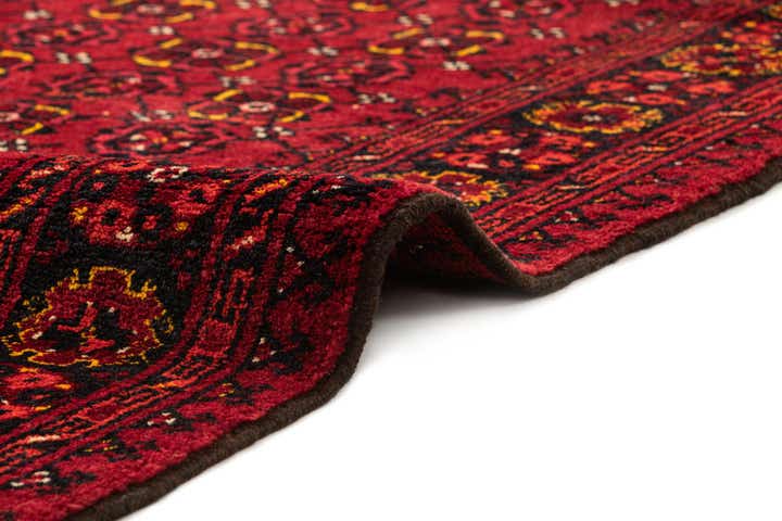 3' 6 x 5' 10 Hand Knotted Afghan Akhche Wool Rug
