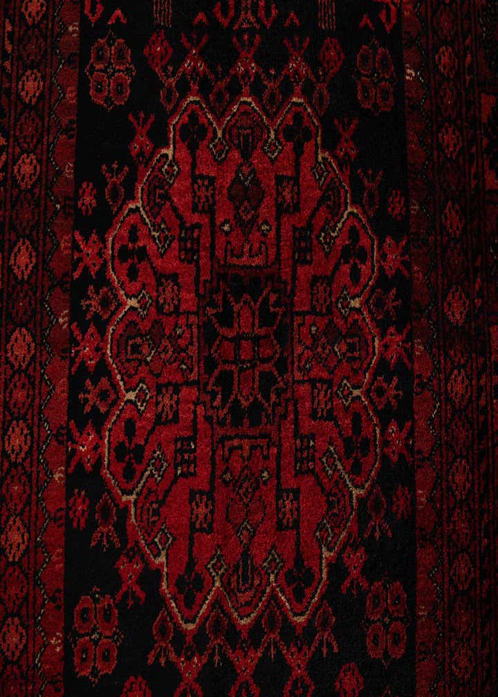 4' 4 x 6' Hand Knotted Afghan Akhche Wool Rug