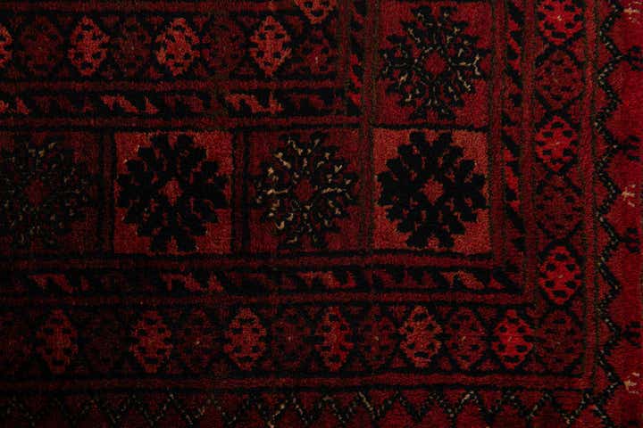 4' 4 x 6' Hand Knotted Afghan Akhche Wool Rug