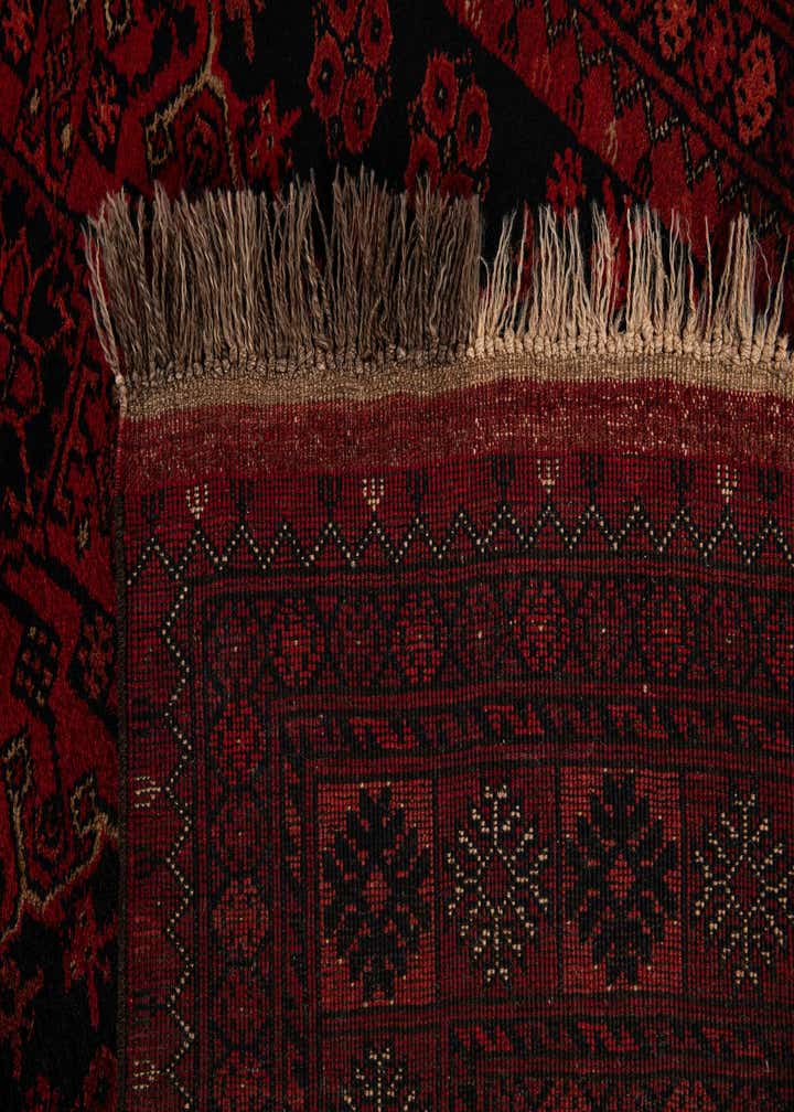 4' 4 x 6' Hand Knotted Afghan Akhche Wool Rug