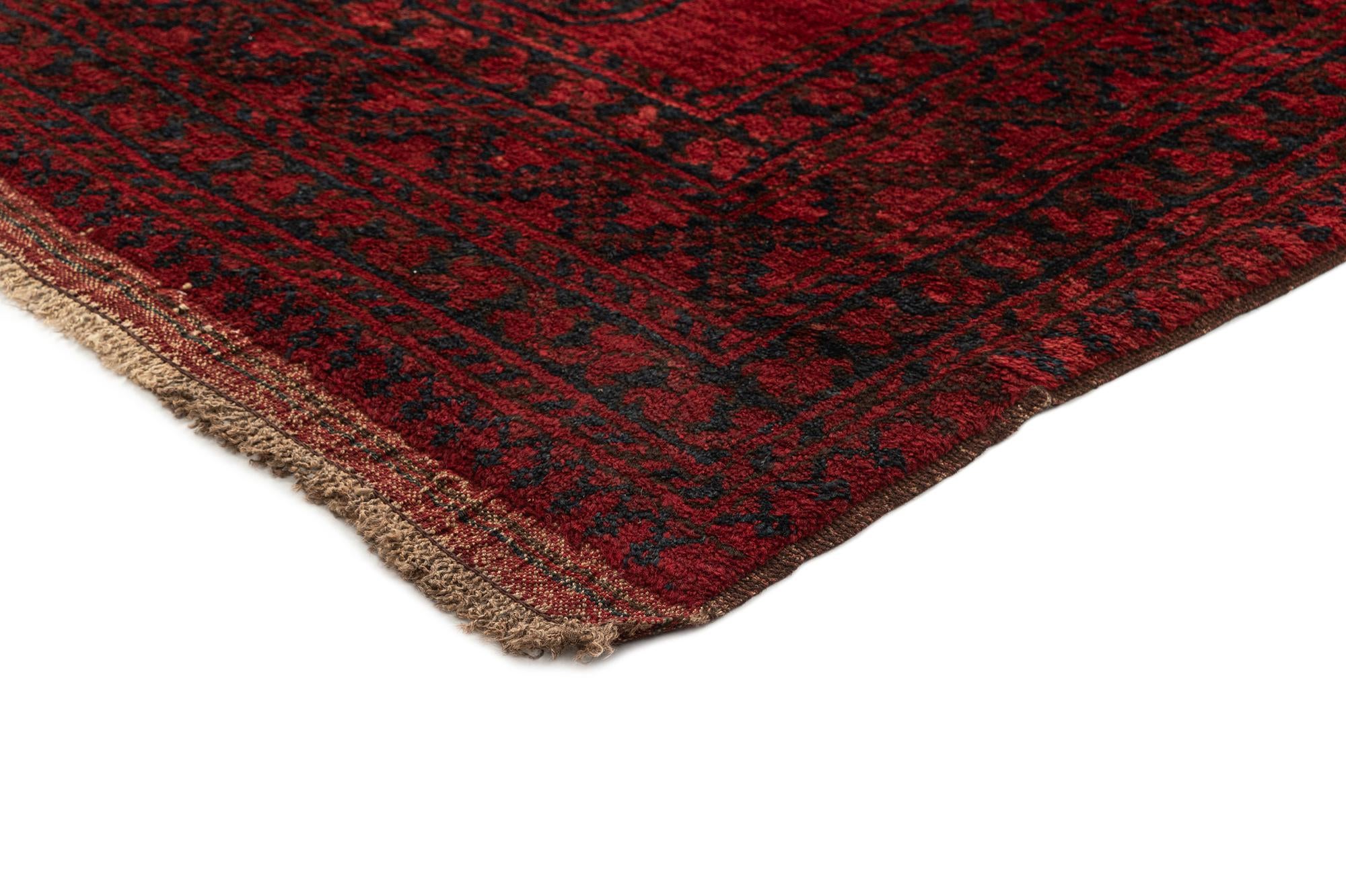 5' x 8' Hand Knotted Afghan Akhche Wool Rug