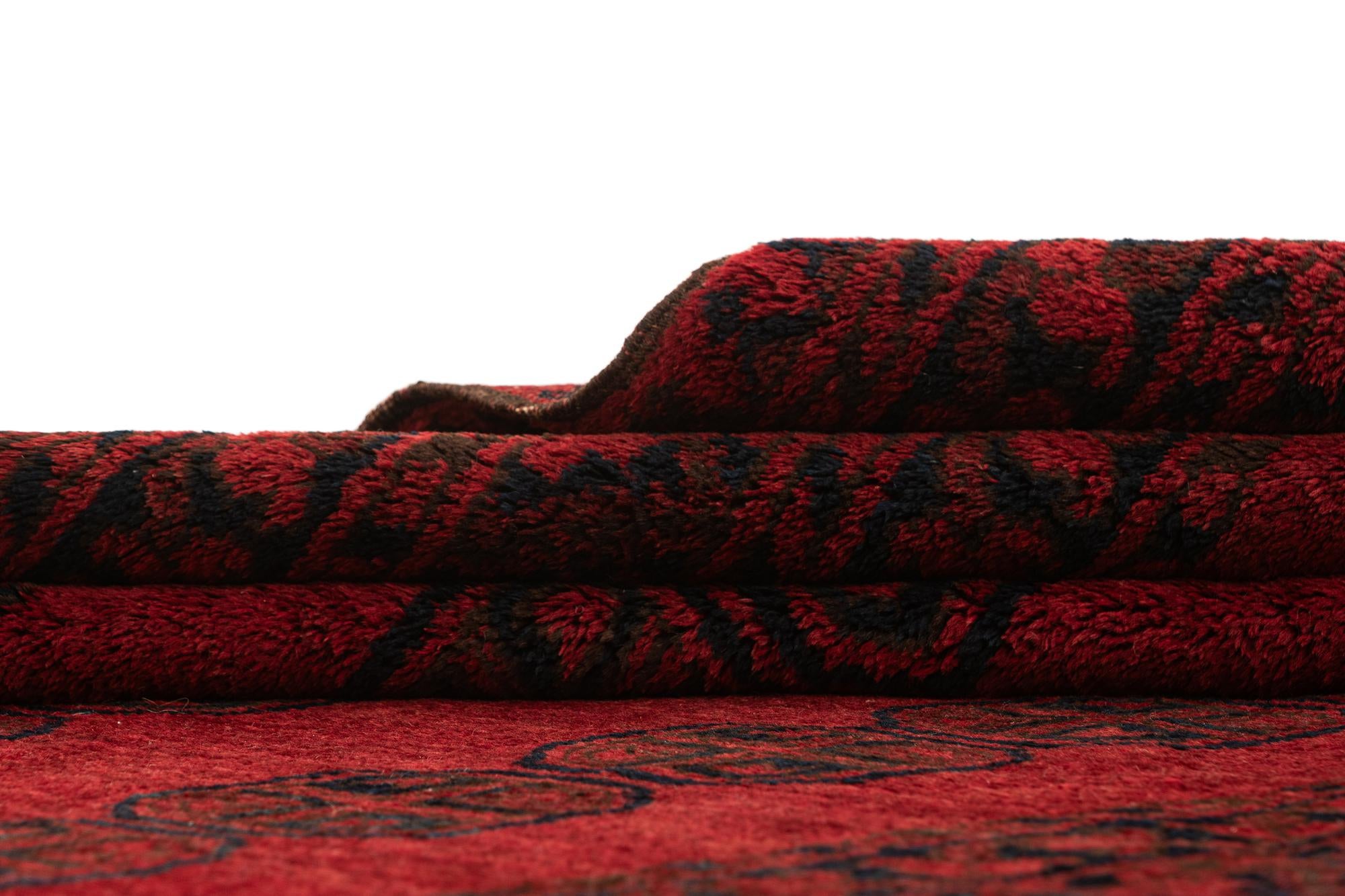 5' x 8' Hand Knotted Afghan Akhche Wool Rug