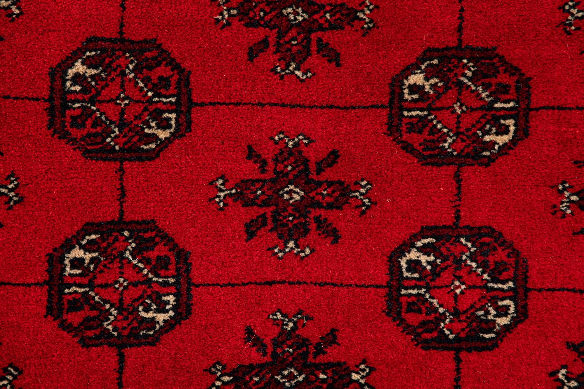 3' 4 x 6' 6 Hand Knotted Afghan Akhche Wool Rug