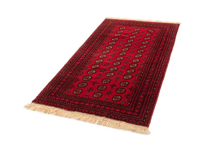 Detail image of 3' 5 x 6' 2 Afghan Akhche Wool Rug