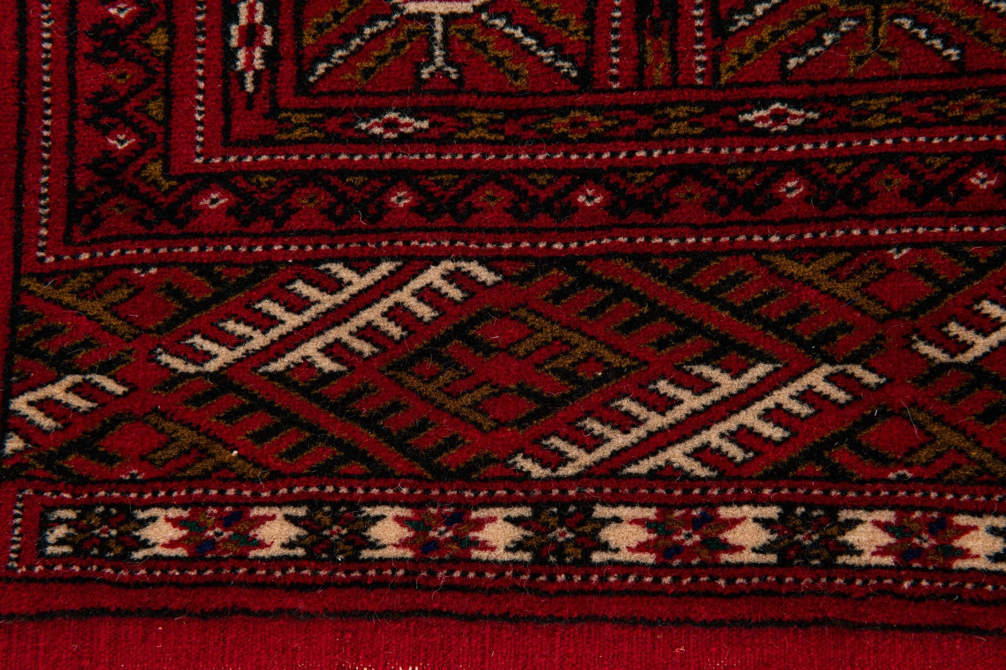 4' 3 x 6' 6 Hand Knotted Afghan Akhche Wool Rug