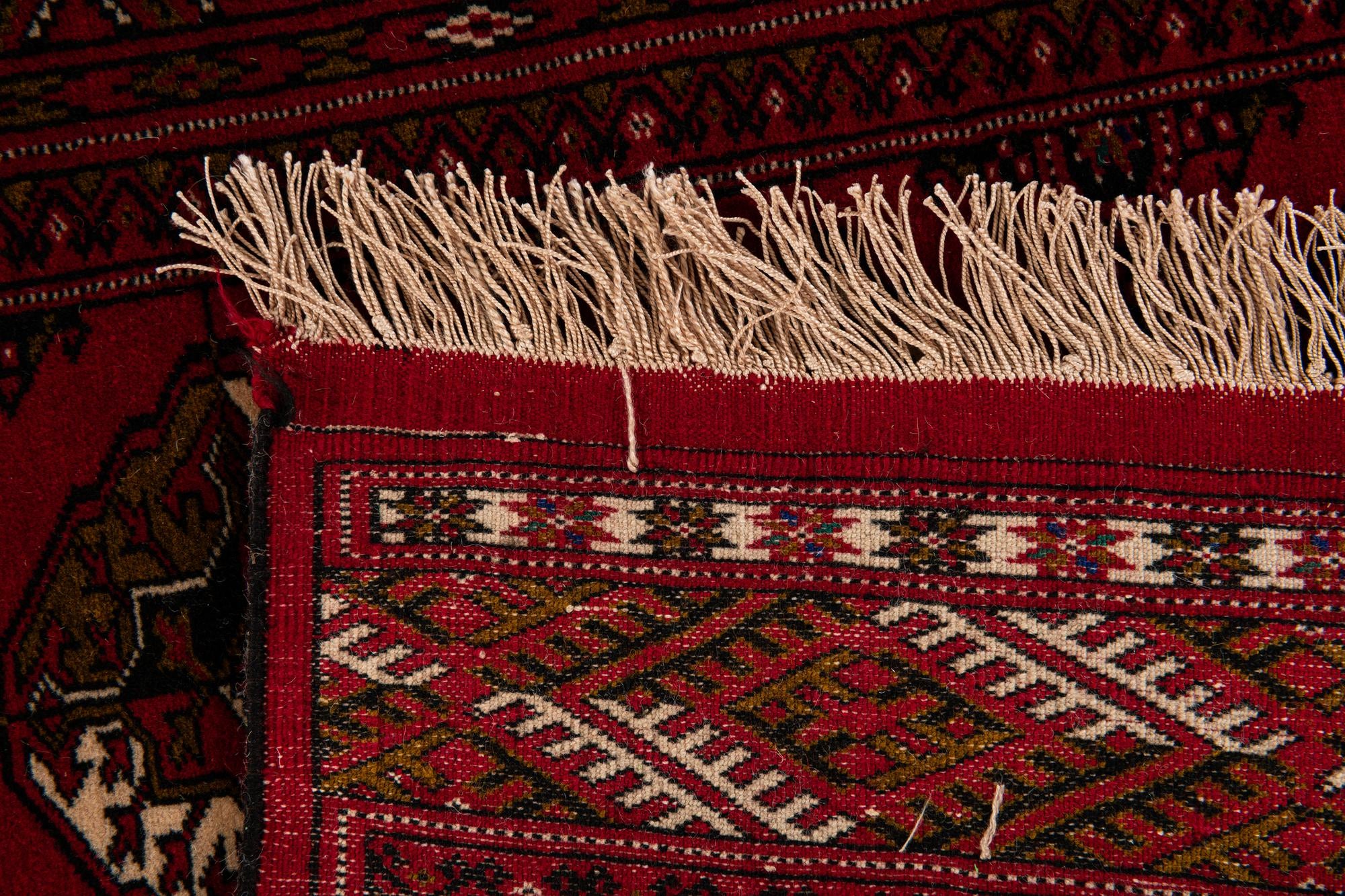 4' 3 x 6' 6 Hand Knotted Afghan Akhche Wool Rug