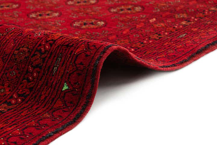 4' x 6' Hand Knotted Afghan Akhche Wool Rug