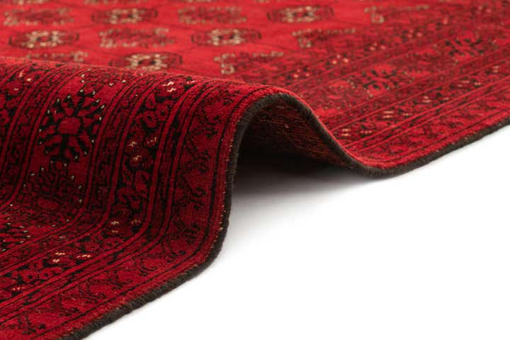 4' 2 x 6' 6 Hand Knotted Afghan Akhche Wool Rug