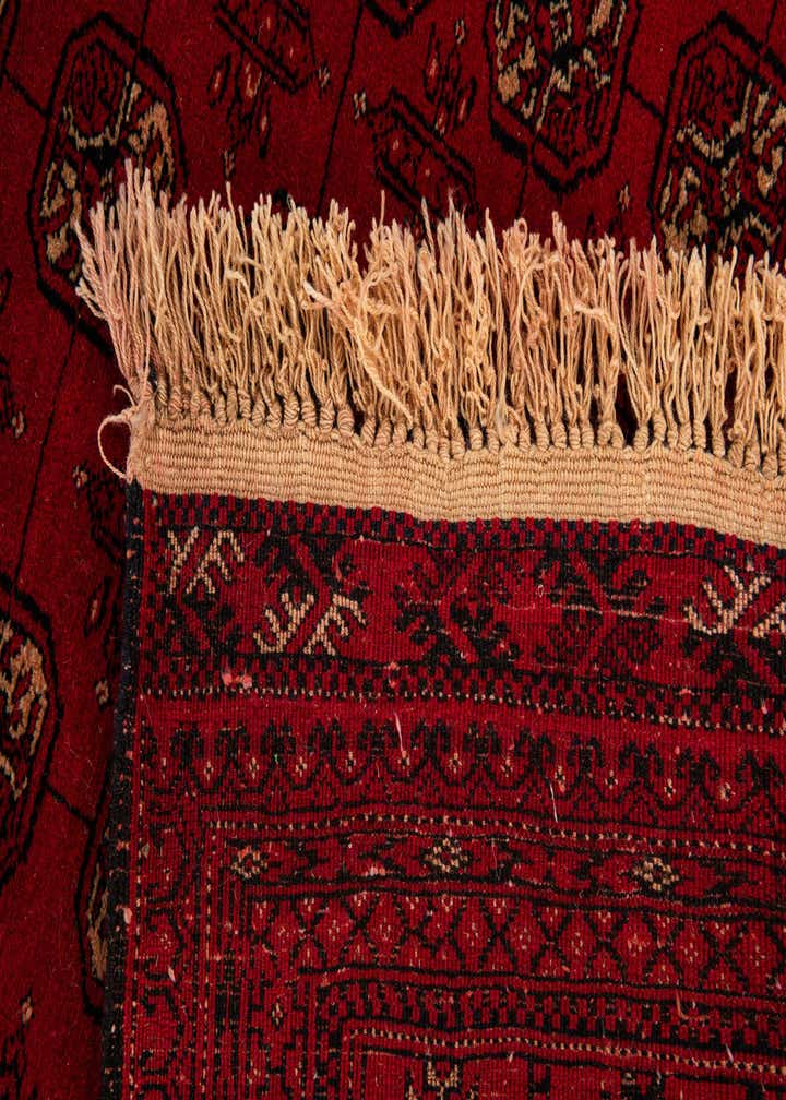 4' 2 x 6' 5 Hand Knotted Afghan Akhche Wool Rug