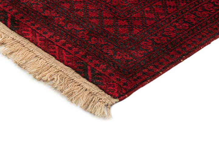 3' 5 x 4' 7 Hand Knotted Afghan Akhche Wool Rug