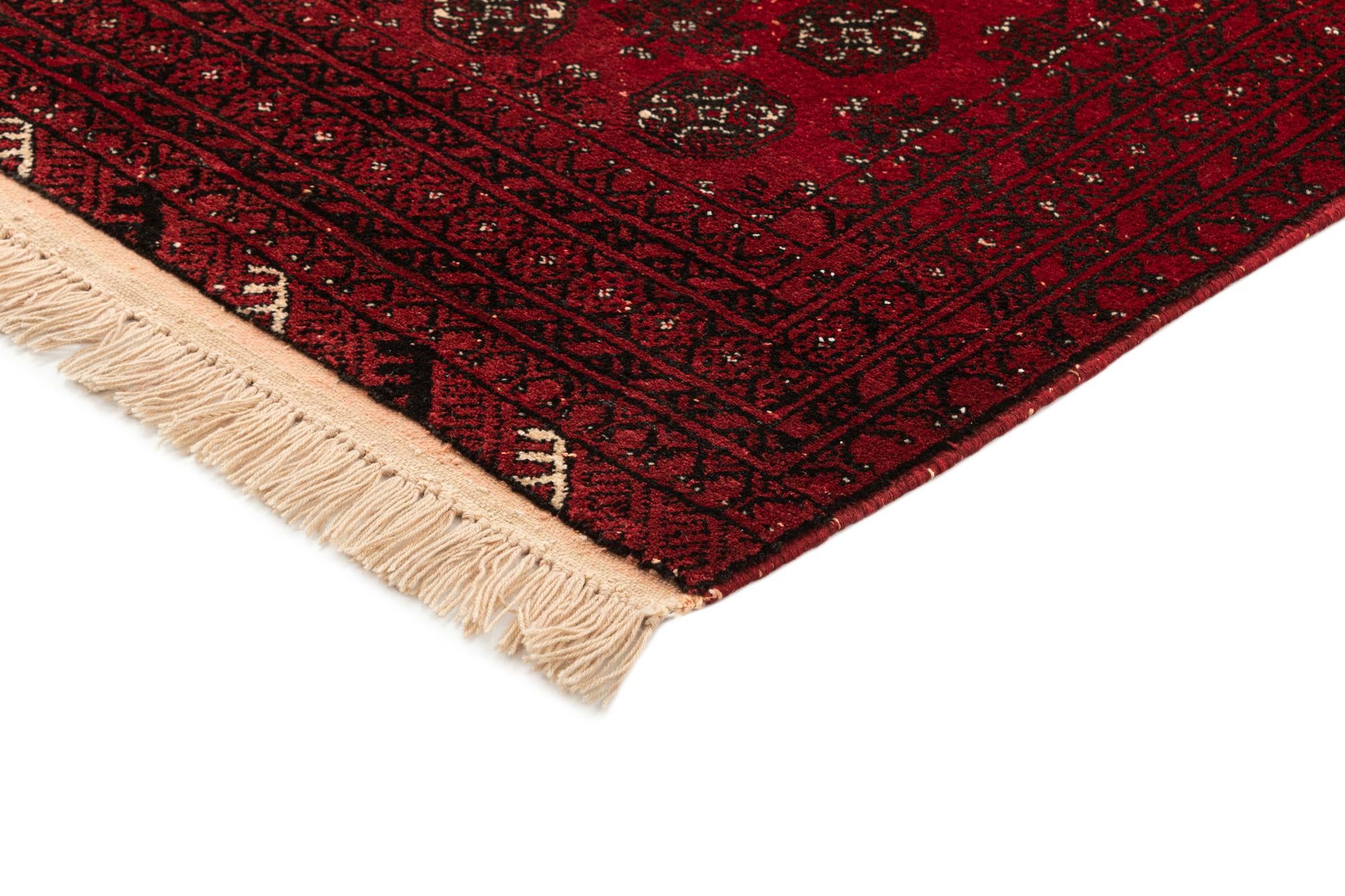 100cm x 150cm anudado a mano Afghan Akhche Alfombra Lana