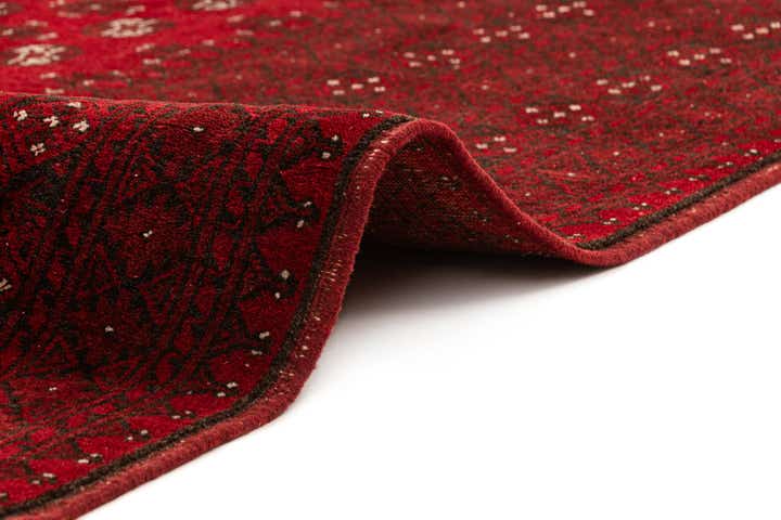 6' 9 x 8' 10 Hand Knotted Afghan Akhche Wool Rug