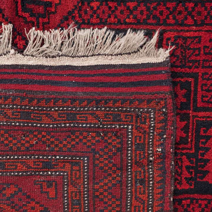 145cm x 275cm Afghan Akhche Alfombra Lana