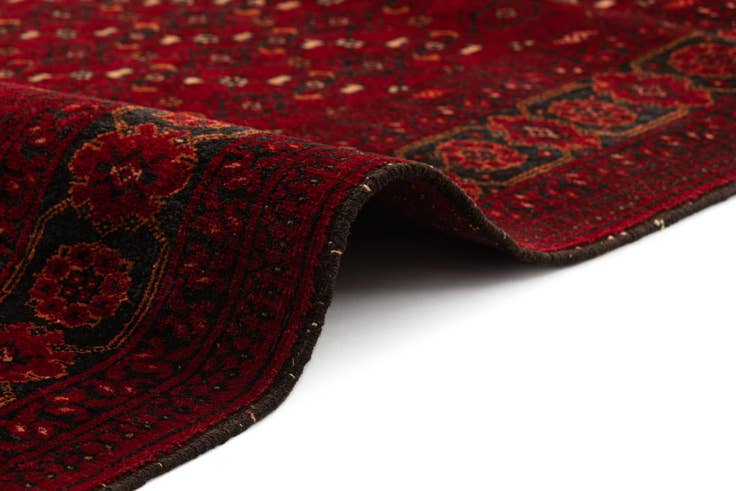 Detail image of 3' 5 x 6' 2 Hand Knotted Afghan Akhche Wool Rug