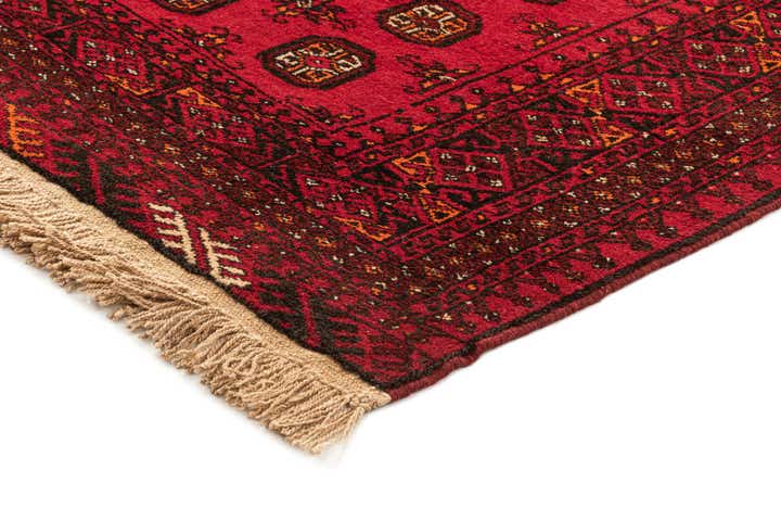 3' 4 x 6' Hand Knotted Afghan Akhche Wool Rug