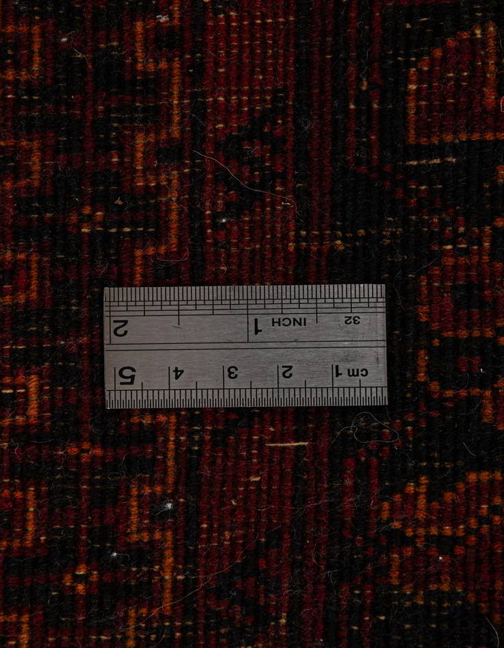 Detail image of 5' 2 x 7' 6  Hand Knotted Afghan Akhche Oriental Wool Rug