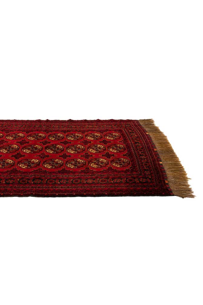 5' 2 x 7' 6 Hand Knotted Afghan Akhche Oriental Wool Rug