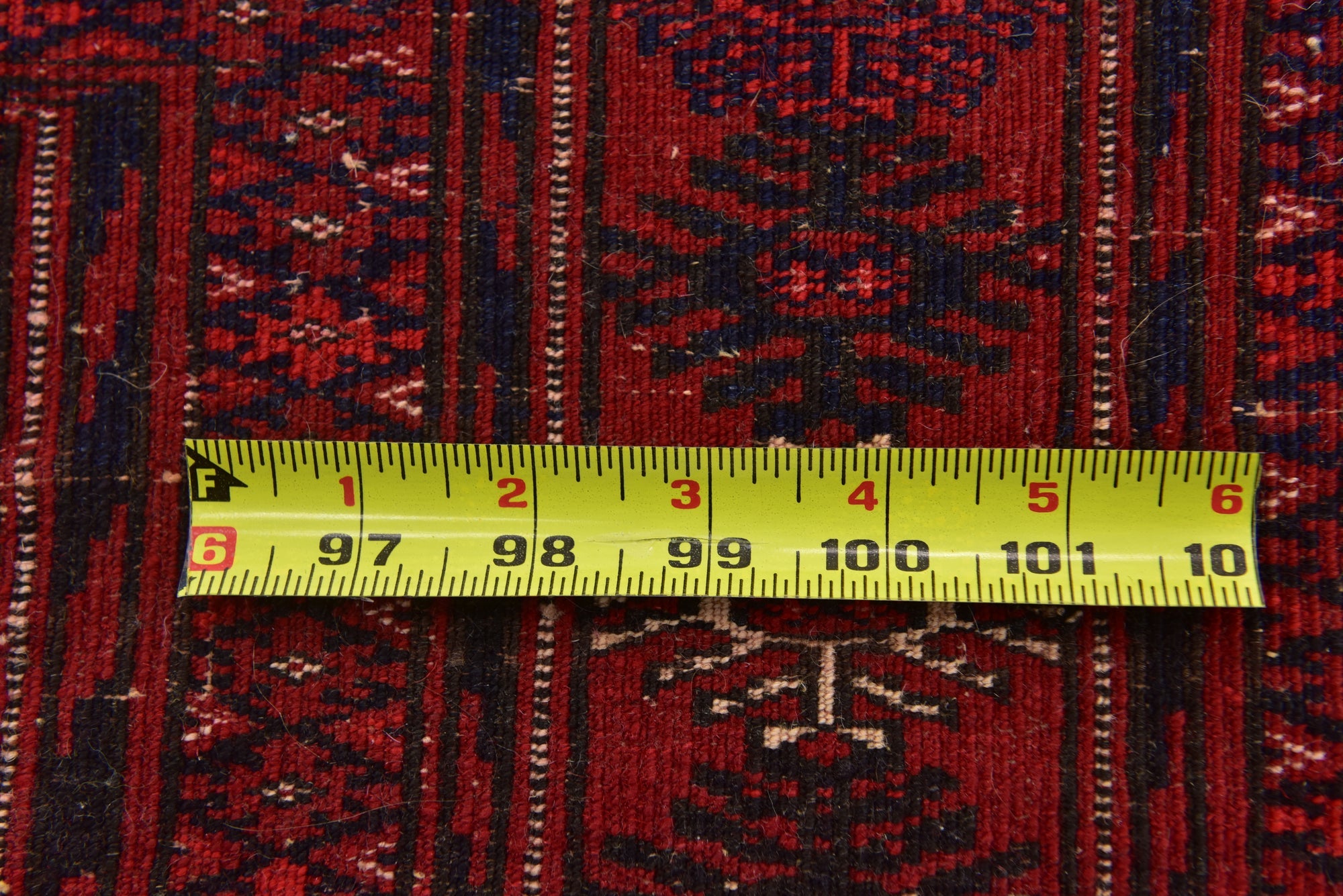 2' 10 x 4' 5 Hand Knotted Afghan Akhche Oriental Wool Rug