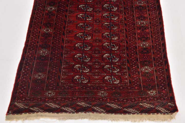 2' 10 x 4' 5 Hand Knotted Afghan Akhche Oriental Wool Rug