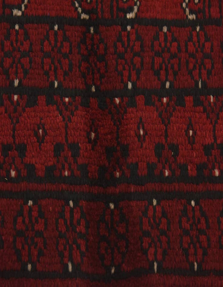 Detail image of 3' 3 x 4' 7  Hand Knotted Afghan Akhche Wool Rug