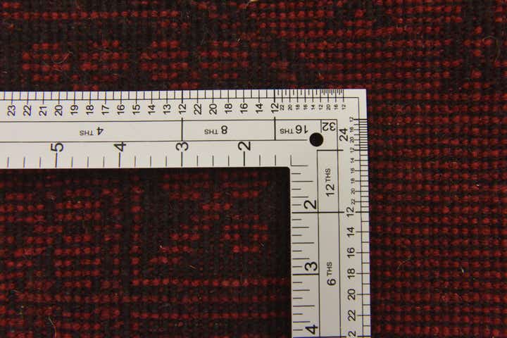 3' 5 x 5' 1 Hand Knotted Afghan Akhche Wool Rug