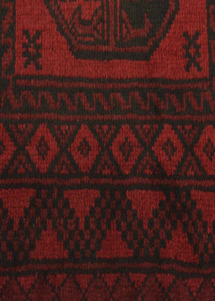 3' 3 x 4' 10 Hand Knotted Afghan Akhche Wool Rug