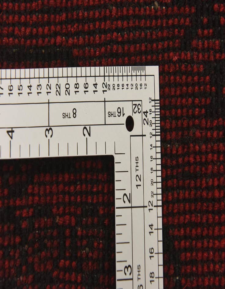 Detail image of 3' 5 x 4' 9  Hand Knotted Afghan Akhche Wool Rug