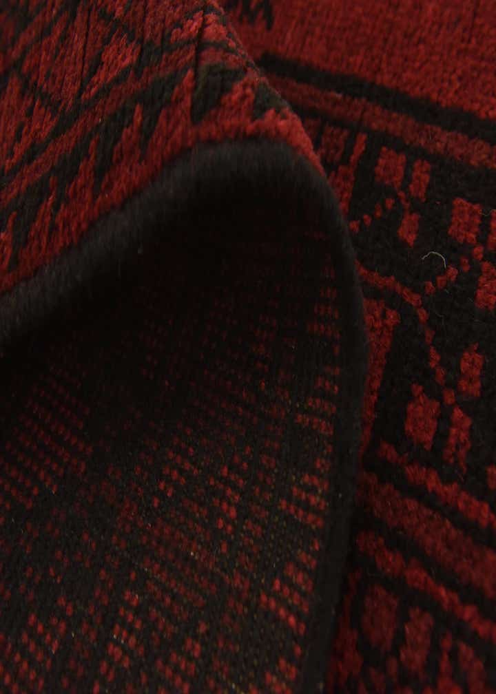 3' 3 x 4' 9 Hand Knotted Afghan Akhche Wool Rug