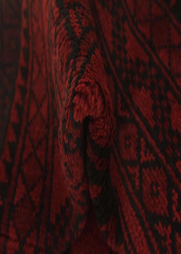 3' 3 x 4' 9 Hand Knotted Afghan Akhche Wool Rug