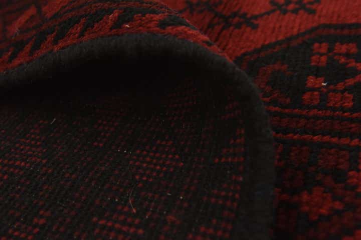 3' 3 x 4' 10 Hand Knotted Afghan Akhche Wool Rug