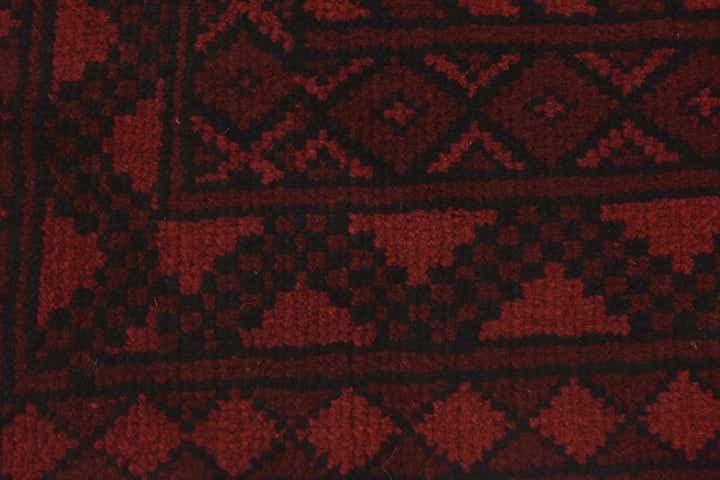 3' 3 x 4' 10 Hand Knotted Afghan Akhche Wool Rug