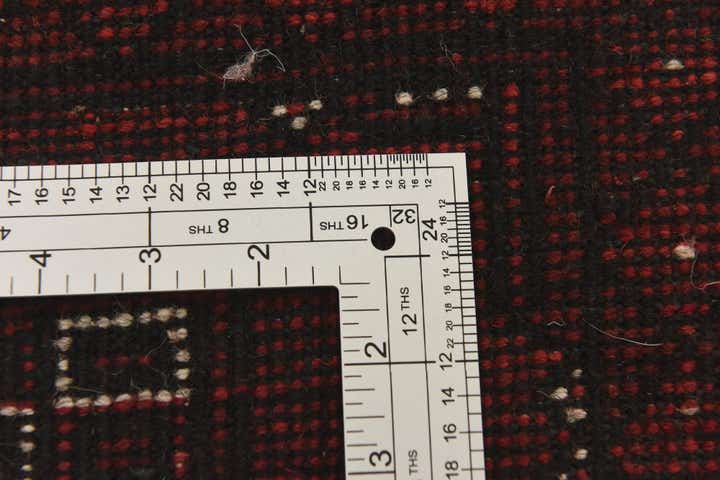 3' 3 x 4' 9 Hand Knotted Afghan Akhche Wool Rug