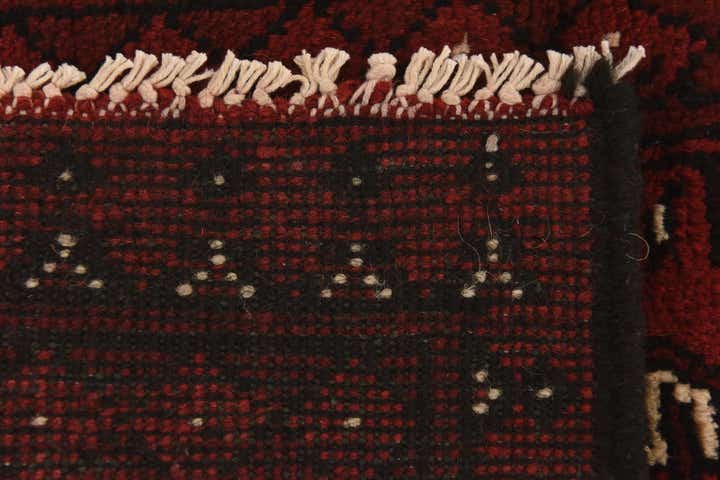 3' 3 x 4' 9 Hand Knotted Afghan Akhche Wool Rug