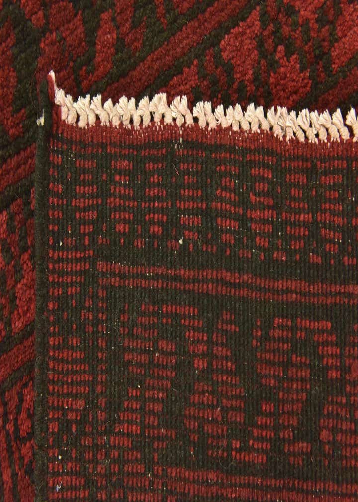 3' 3 x 6' 4 Hand Knotted Afghan Akhche Wool Rug